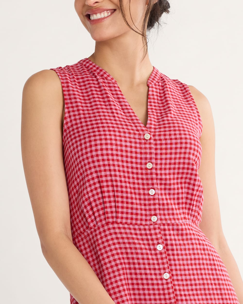 WOMEN'S LANA SLEEVELESS LINEN DRESS