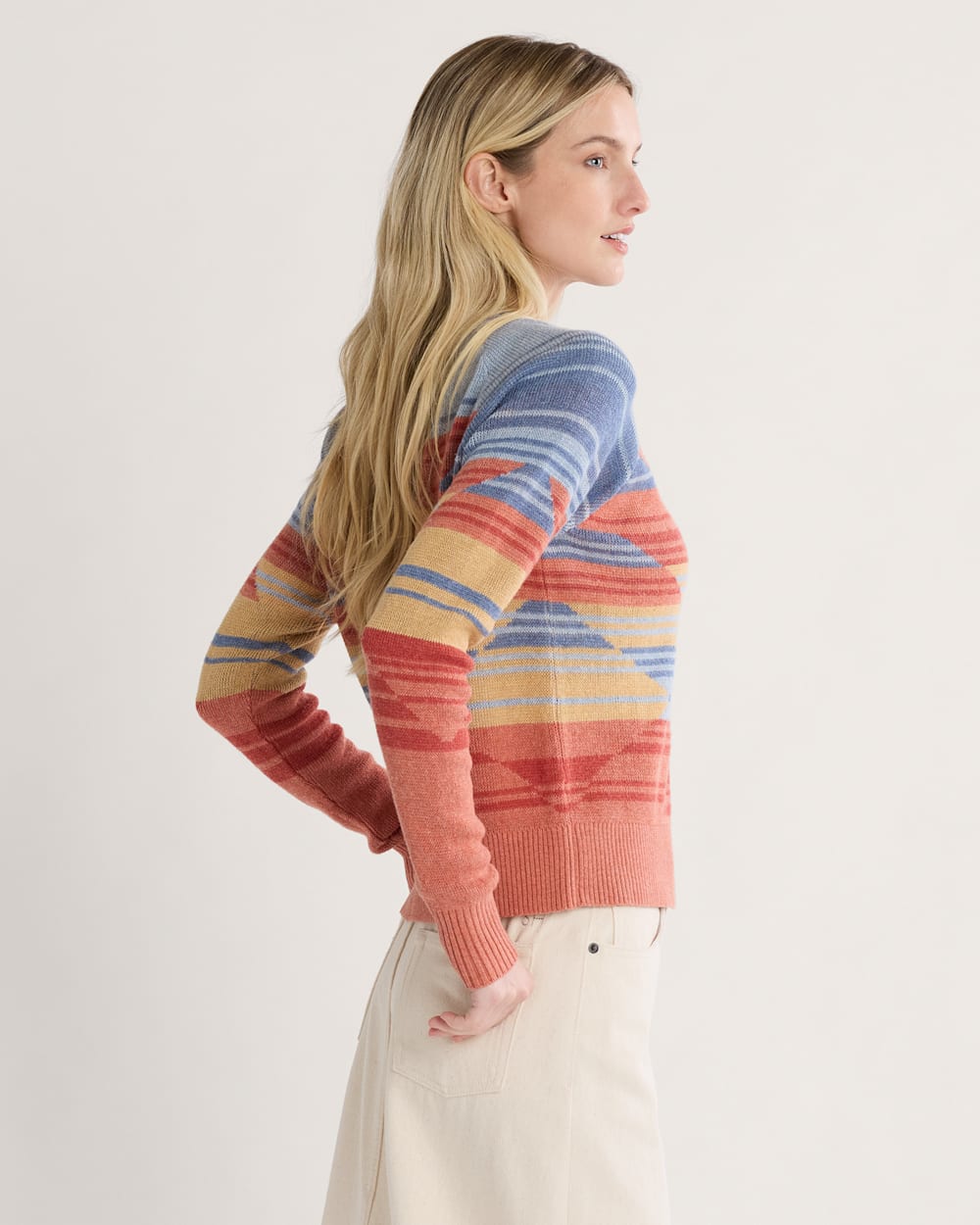 WOMEN'S RAGLAN COTTON SWEATER