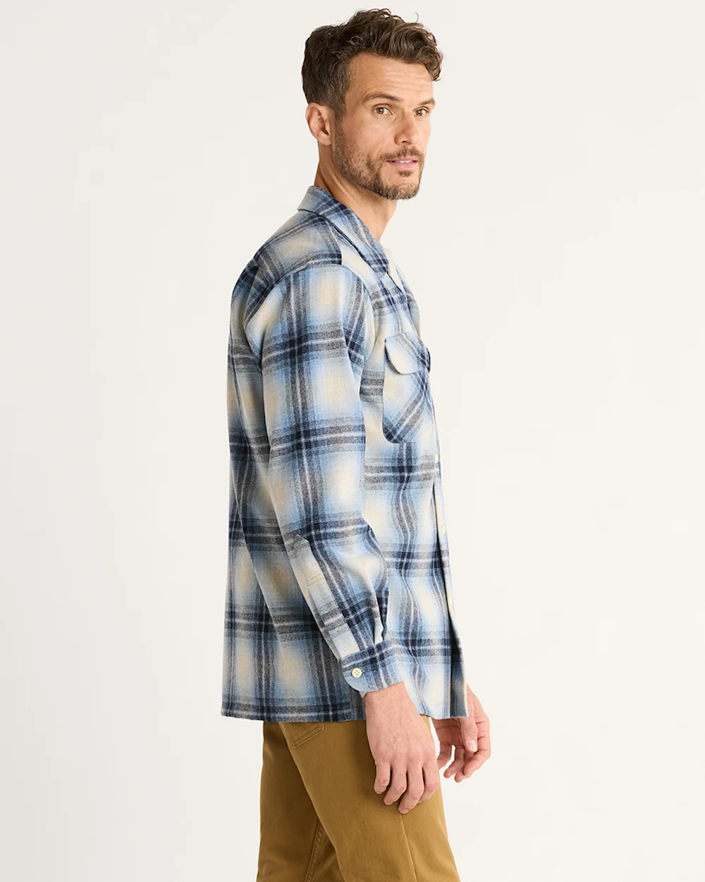 MEN'S PLAID BOARD SHIRT