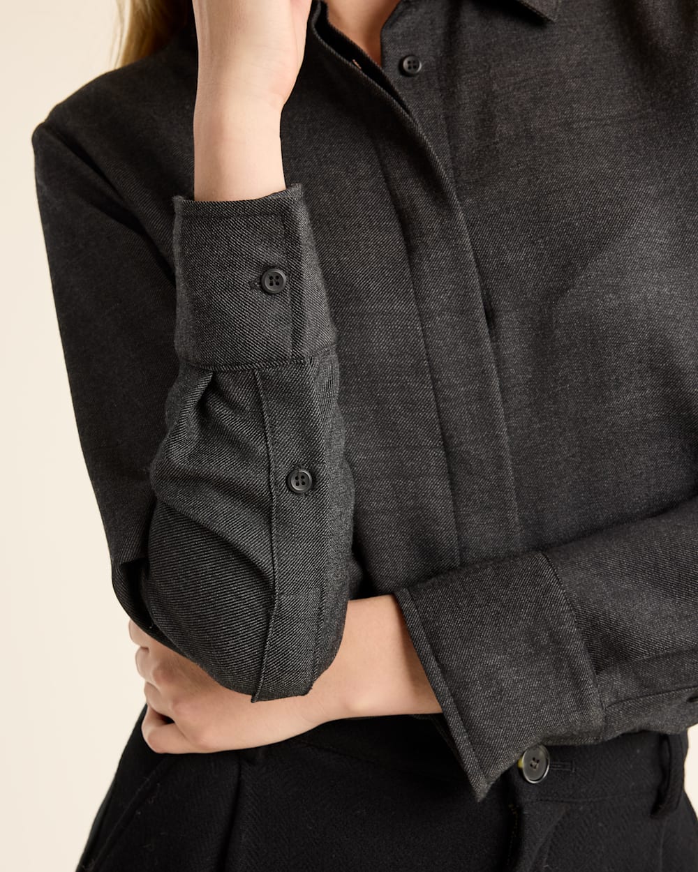 WOMEN'S WORSTED WOOL SHIRT