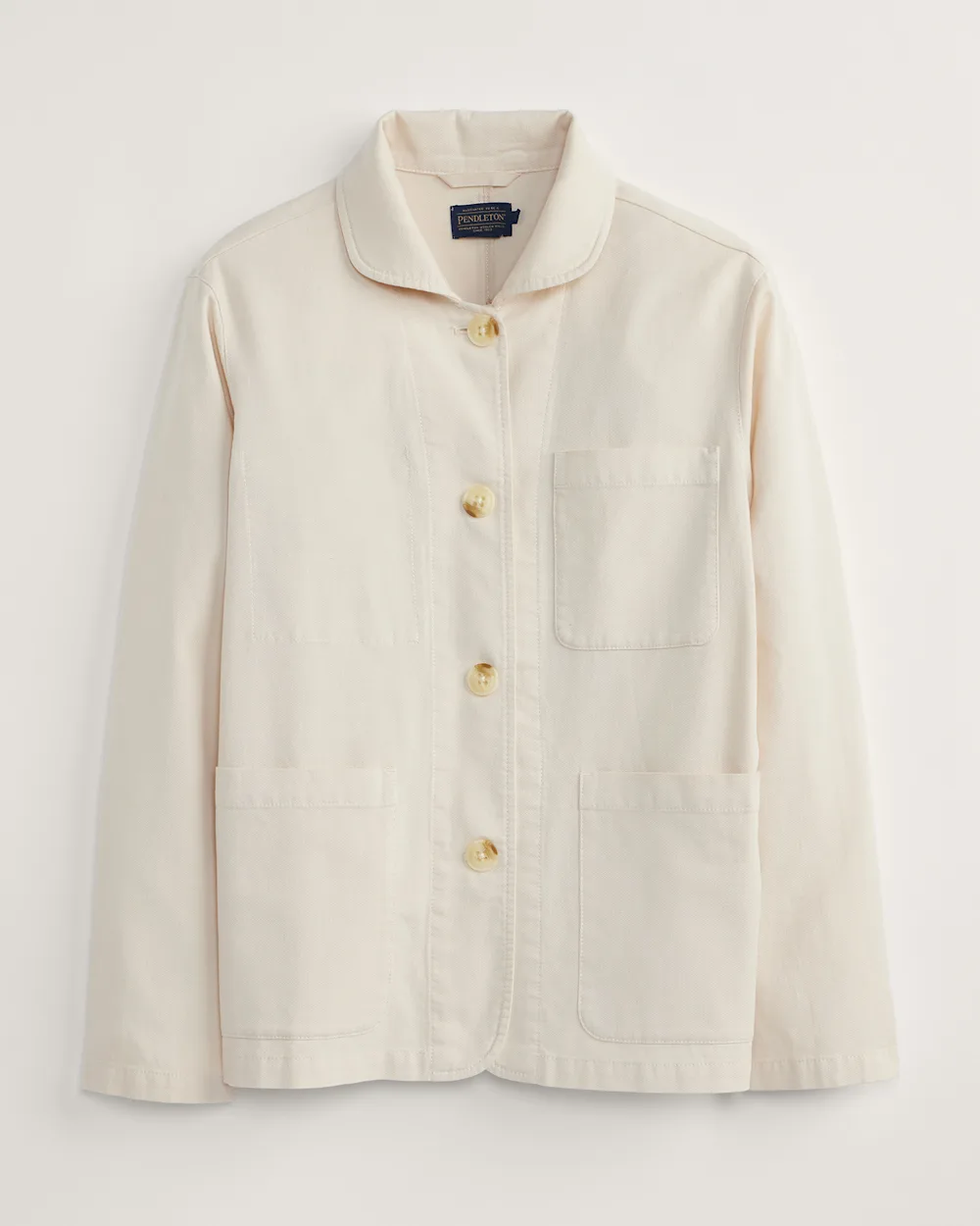WOMEN'S UTILITY COTTON/LINEN CHORE JACKET