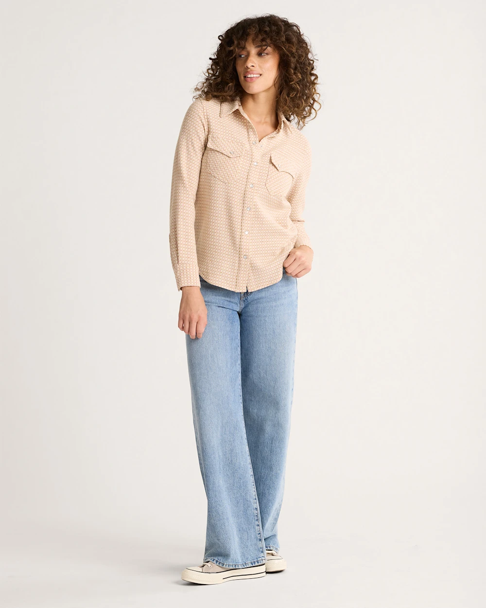WOMEN'S TEXTURED WOOL GAMBLER SHIRT