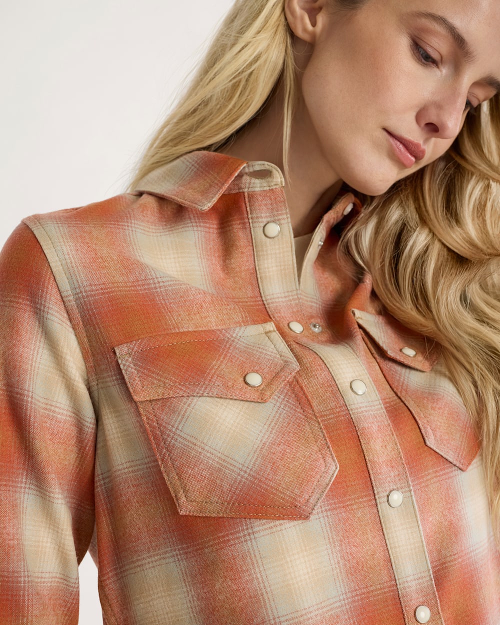WOMEN'S PLAID GAMBLER SHIRT
