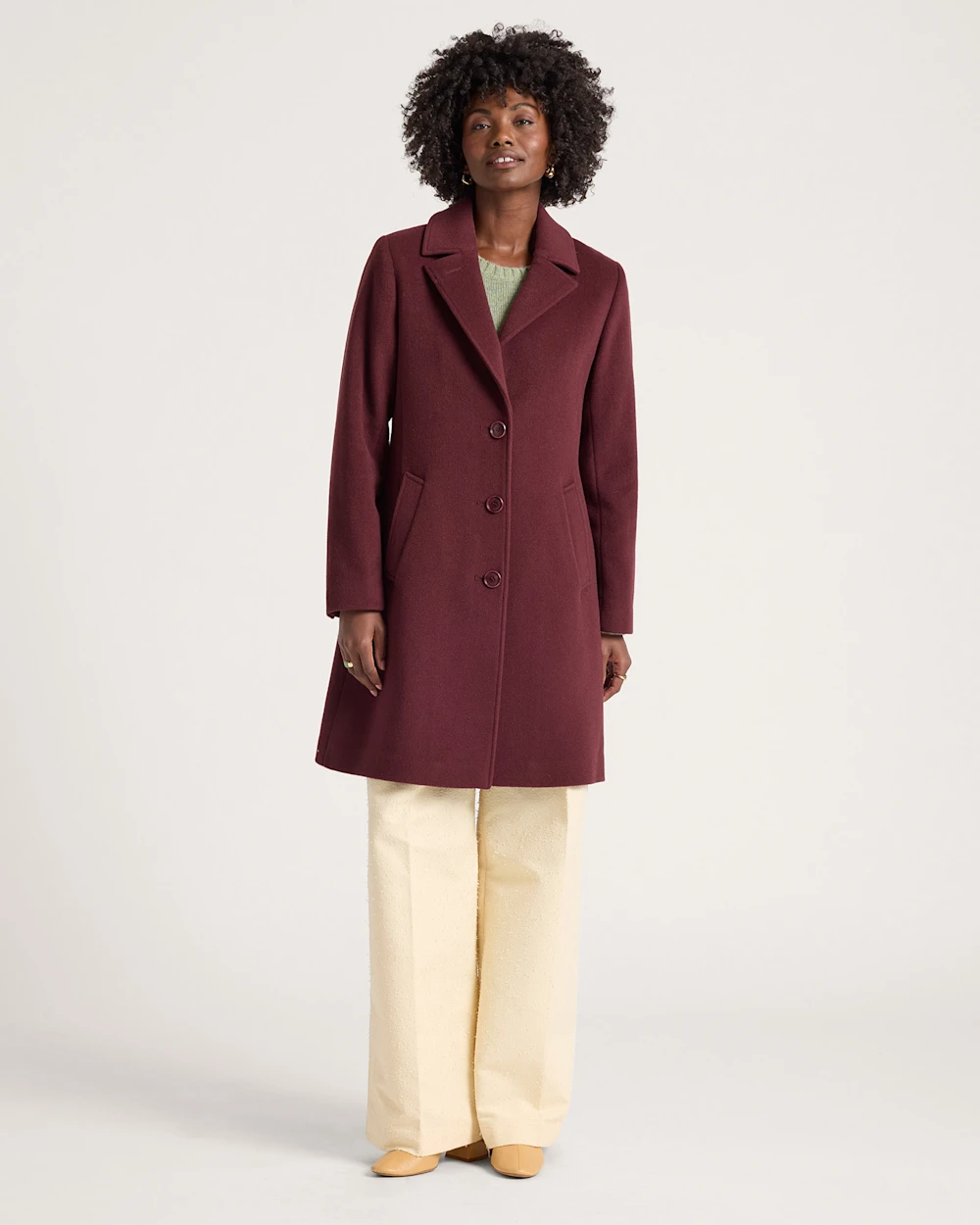 WOMEN'S LOMBARD WOOL WALKER COAT