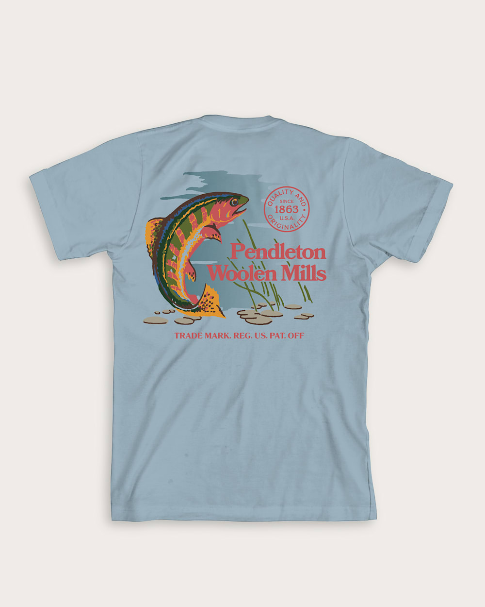 MEN'S FRESHWATER FISHING GRAPHIC TEE
