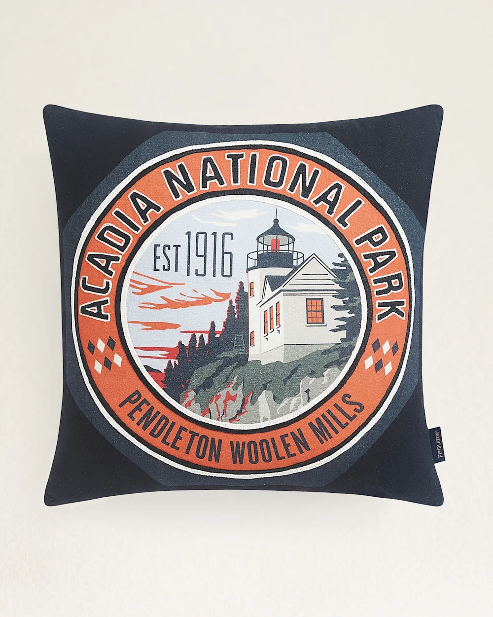ACADIA NATIONAL PARK PATCH PILLOW