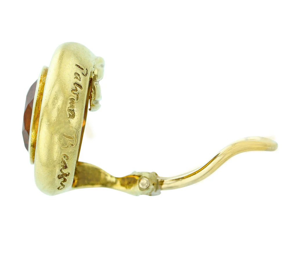 Tiffany & Co. Paloma Picasso Round Citrine Earrings