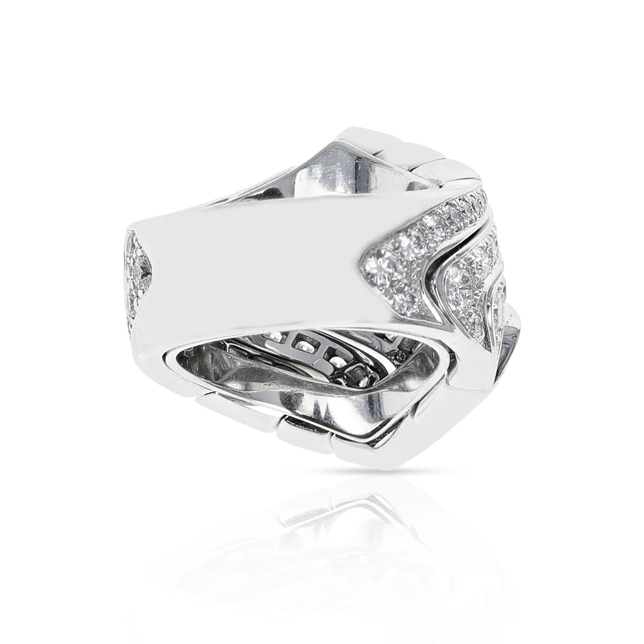 Cartier 4 ct. Round Diamond Cocktail Ring, 18K Gold