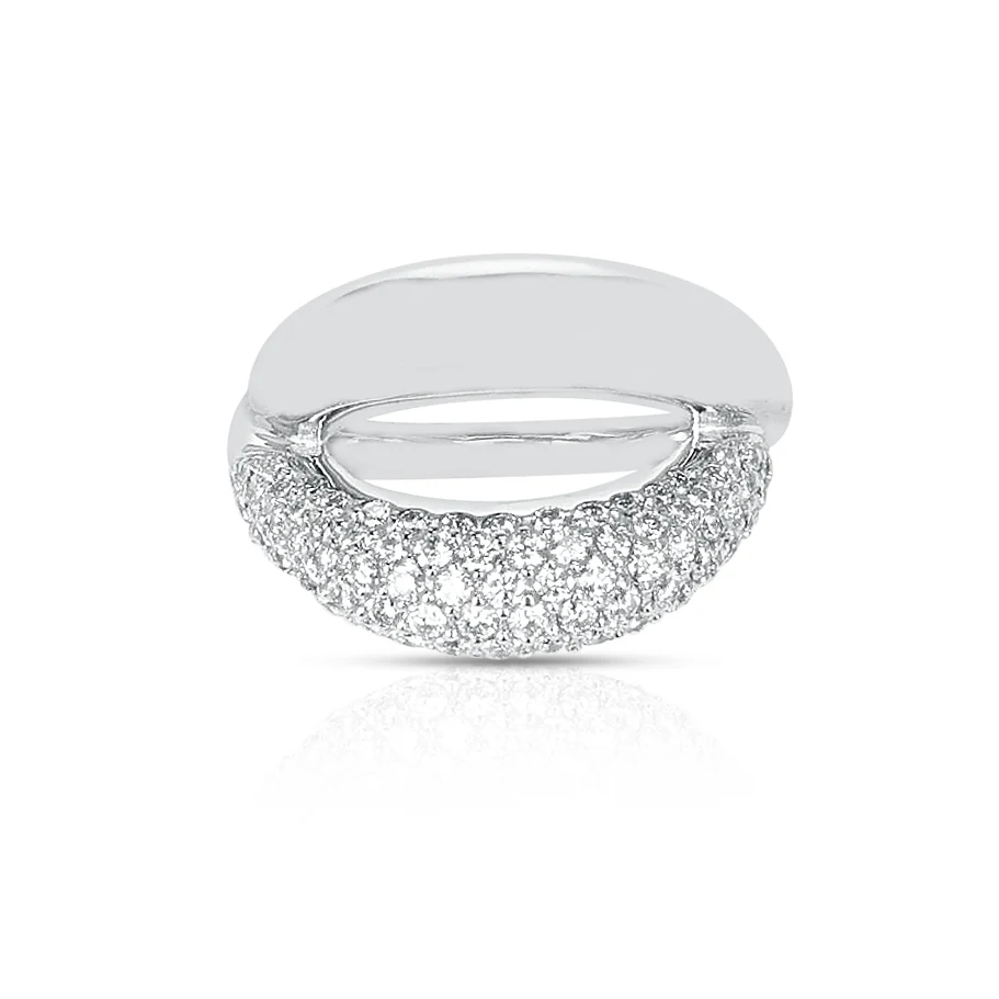 Crossover Mauboussin Diamond Ring, 18K White