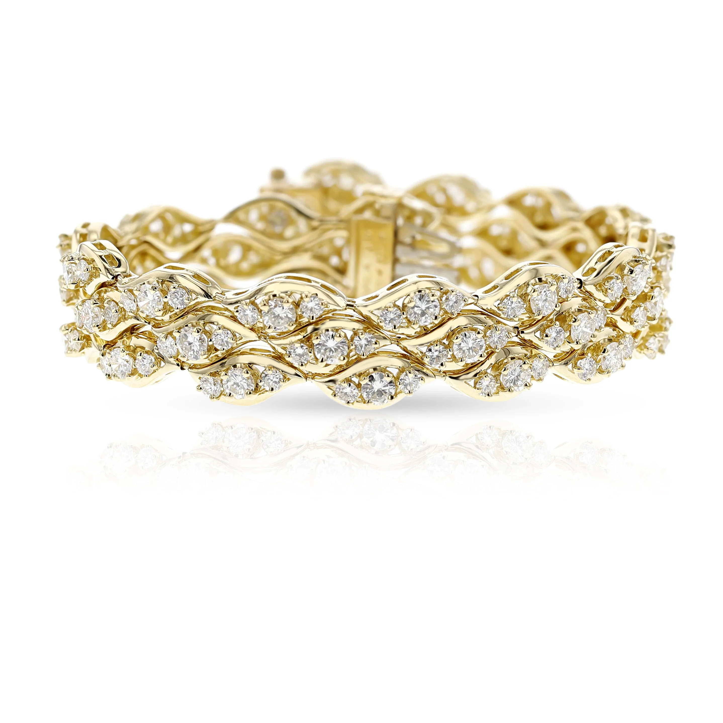 Van Cleef & Arpels Diamond and Gold Bracelet, 18k