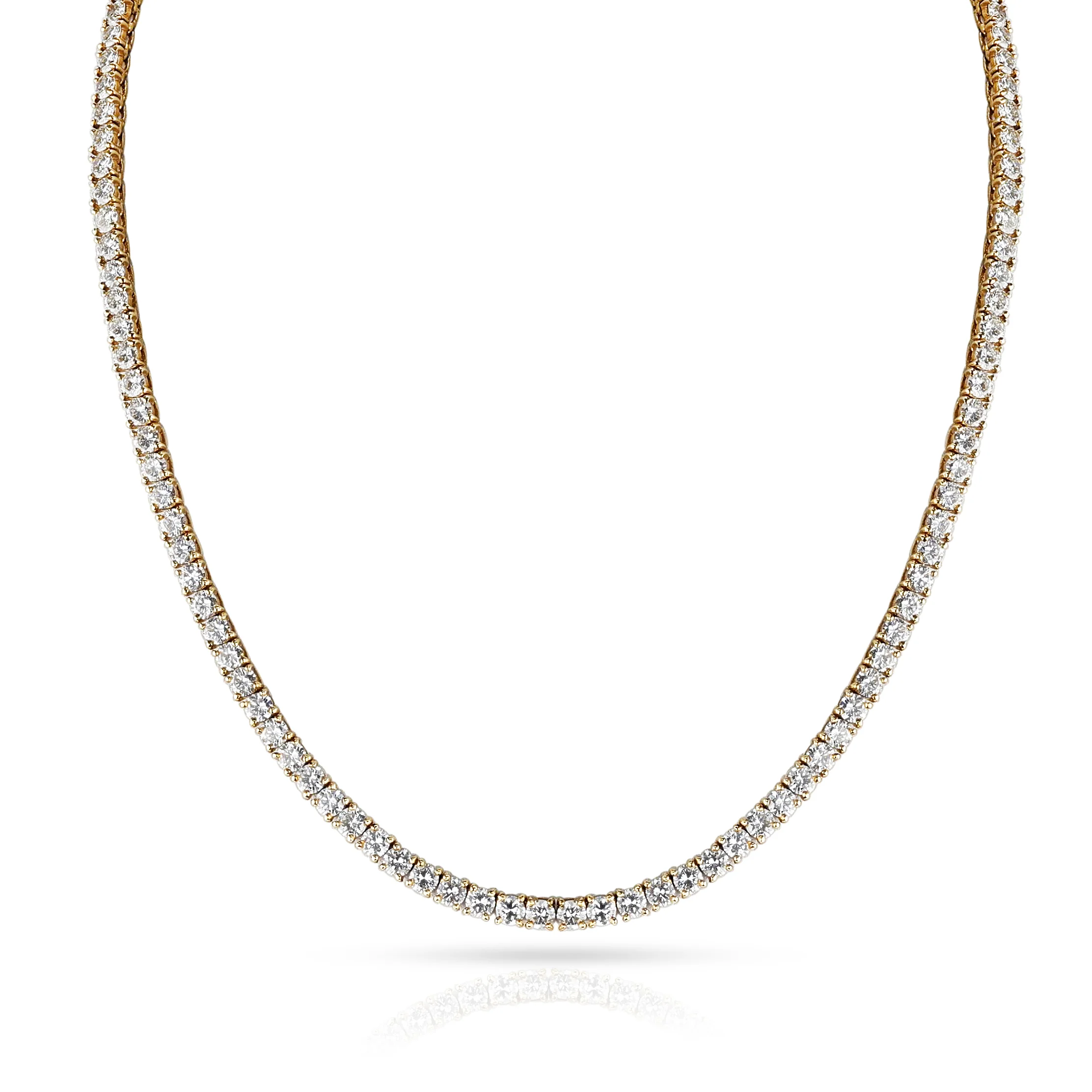 Cartier 17 ct. Diamond Tennis Necklace, 18k Yellow Gold