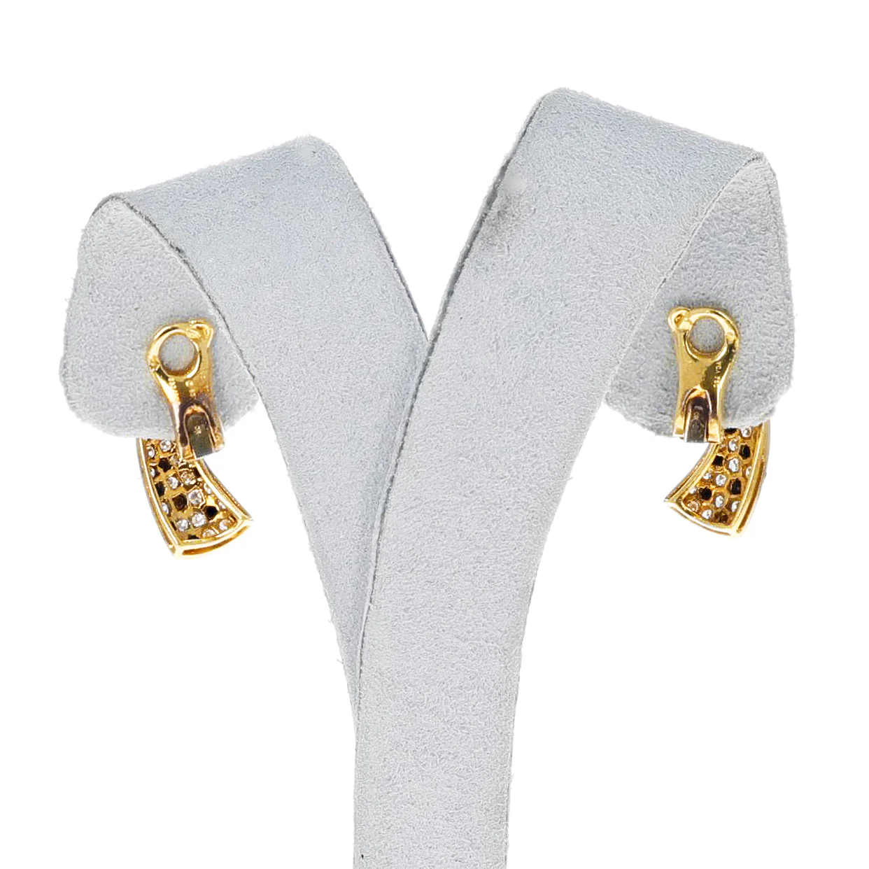 Van Cleef & Arpels Diamond and Black Onyx Bow Necklace and Earring Set