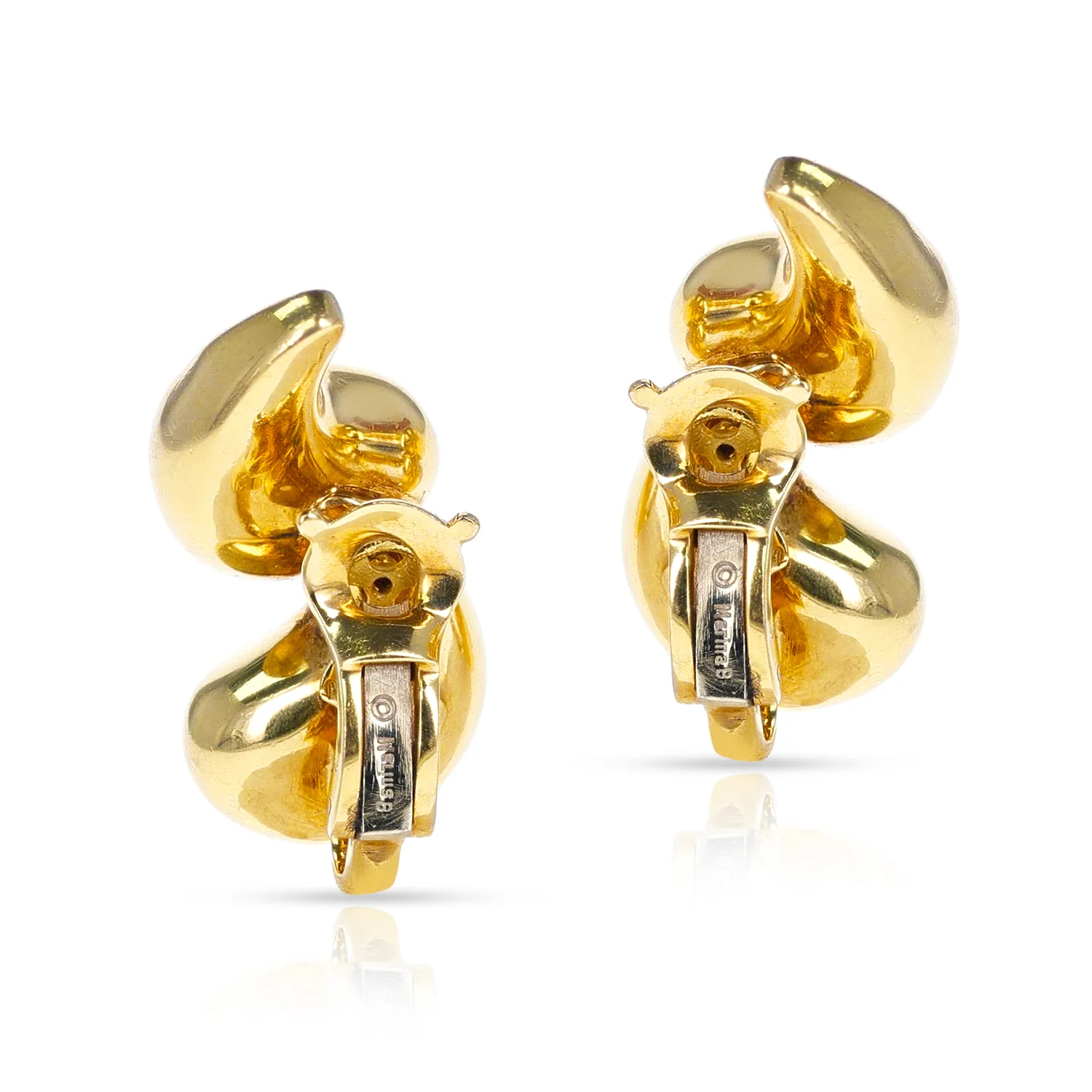 Marina B Diamond and Gold Earrings, 18k