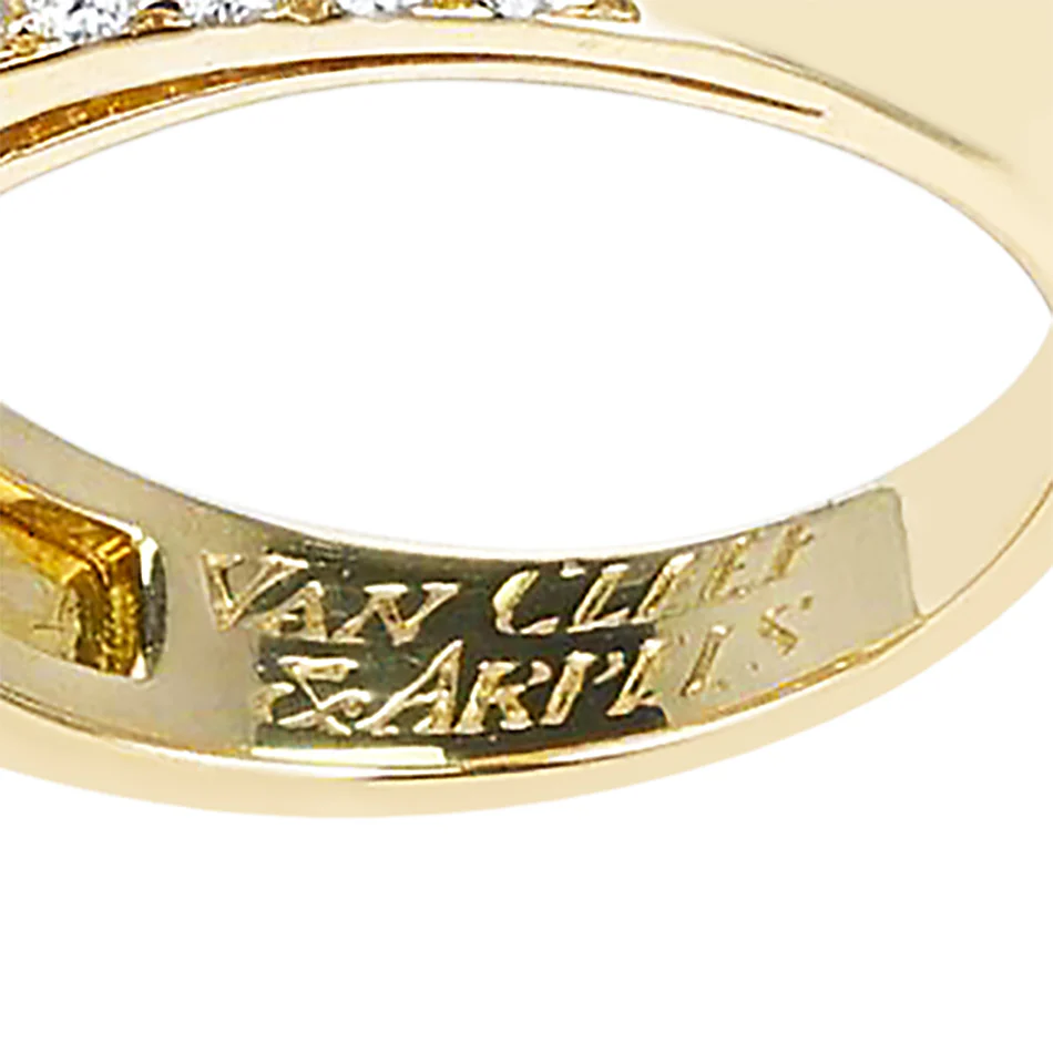 Van Cleef & Arpels 0.50 ct. Center Diamond with 2 cts. Diamonds Floral Ring