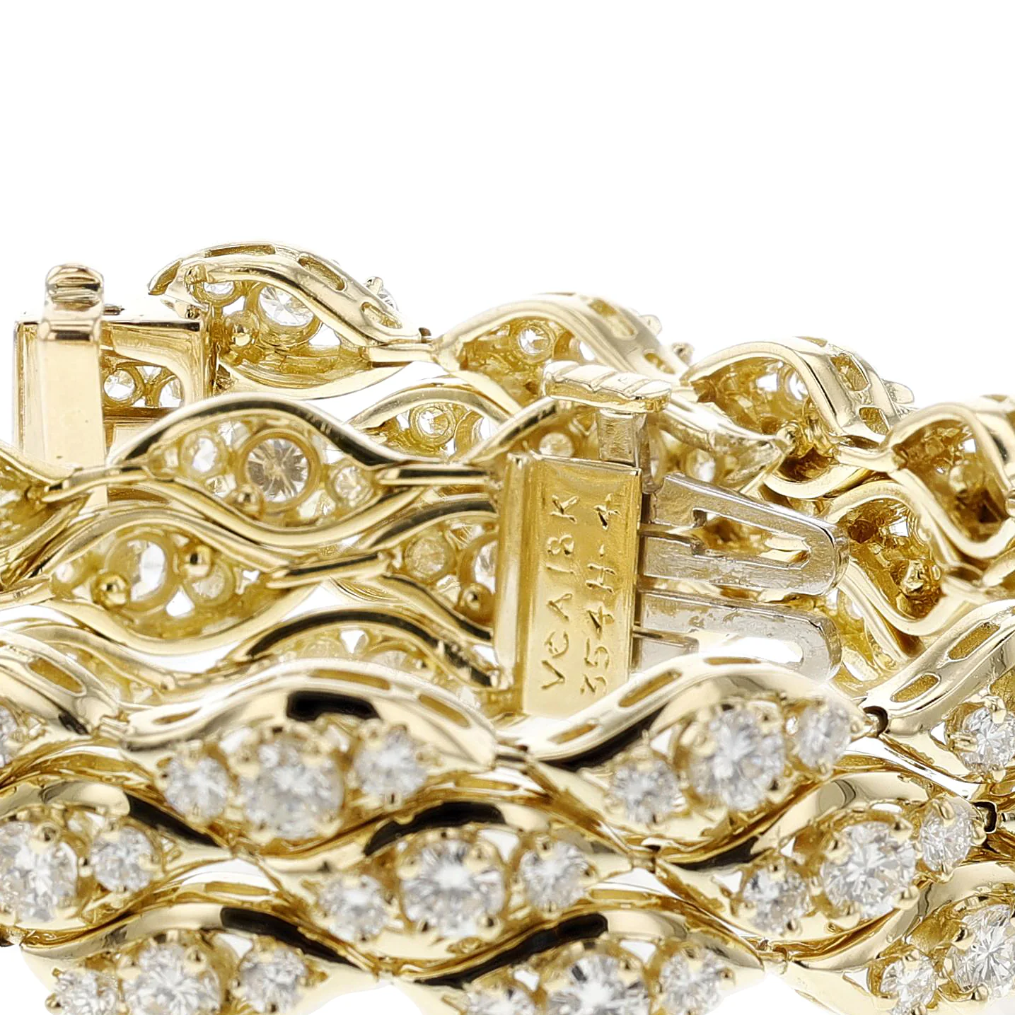 Van Cleef & Arpels Diamond and Gold Bracelet, 18k
