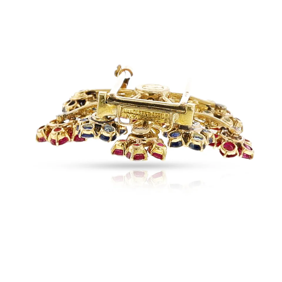 1940s Van Cleef & Arpels Hawaiian Snowflake Brooch, 18k