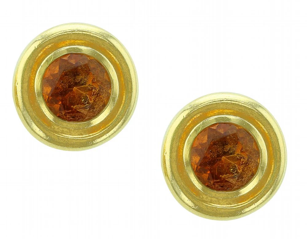 Tiffany & Co. Paloma Picasso Round Citrine Earrings