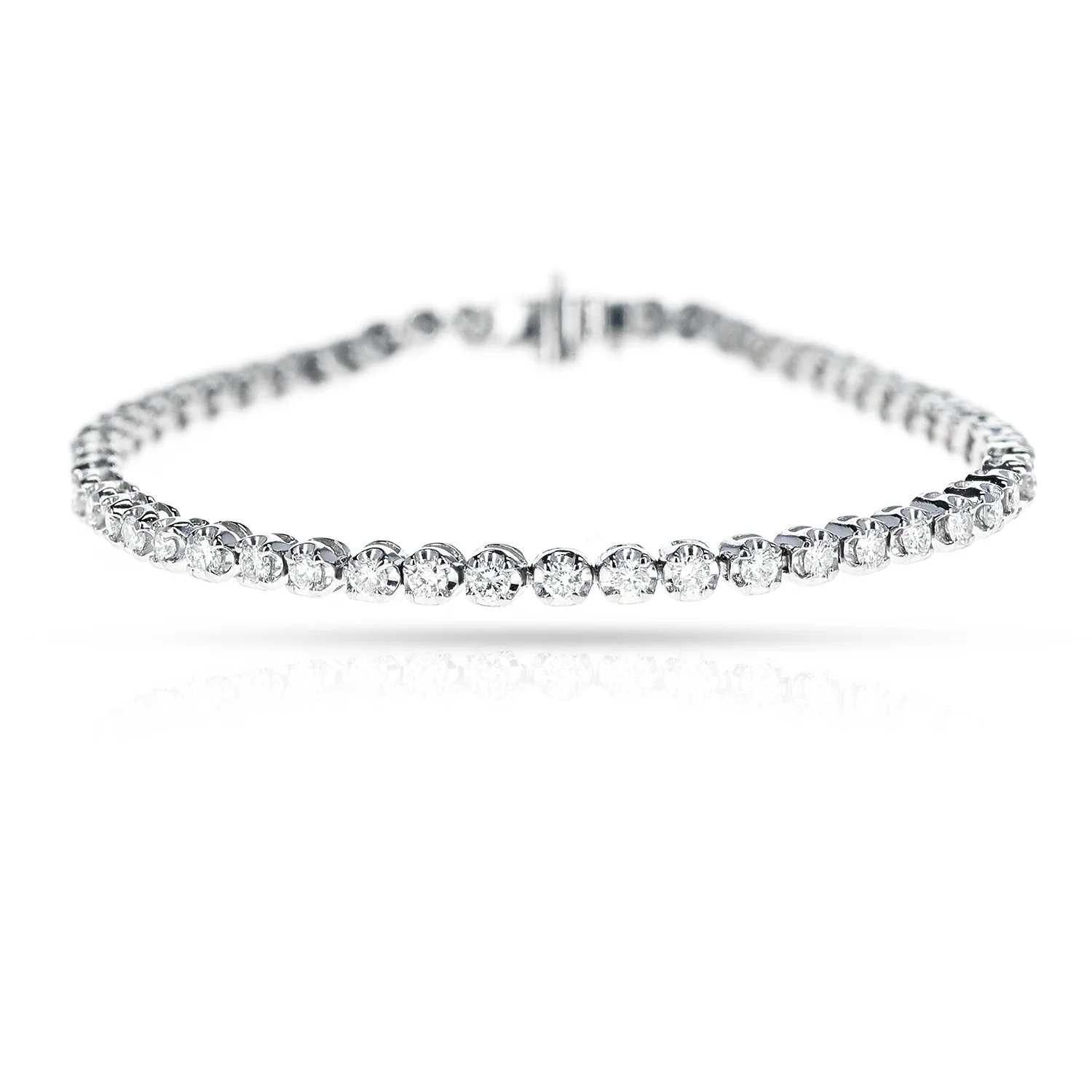 Round Diamond 2 ctw. Tennis Bracelet, Platinum