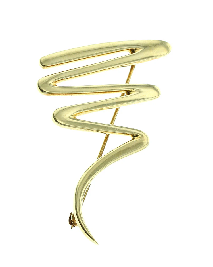 Vintage Paloma Picasso Tiffany & Co. Large Zig-Zag Brooch