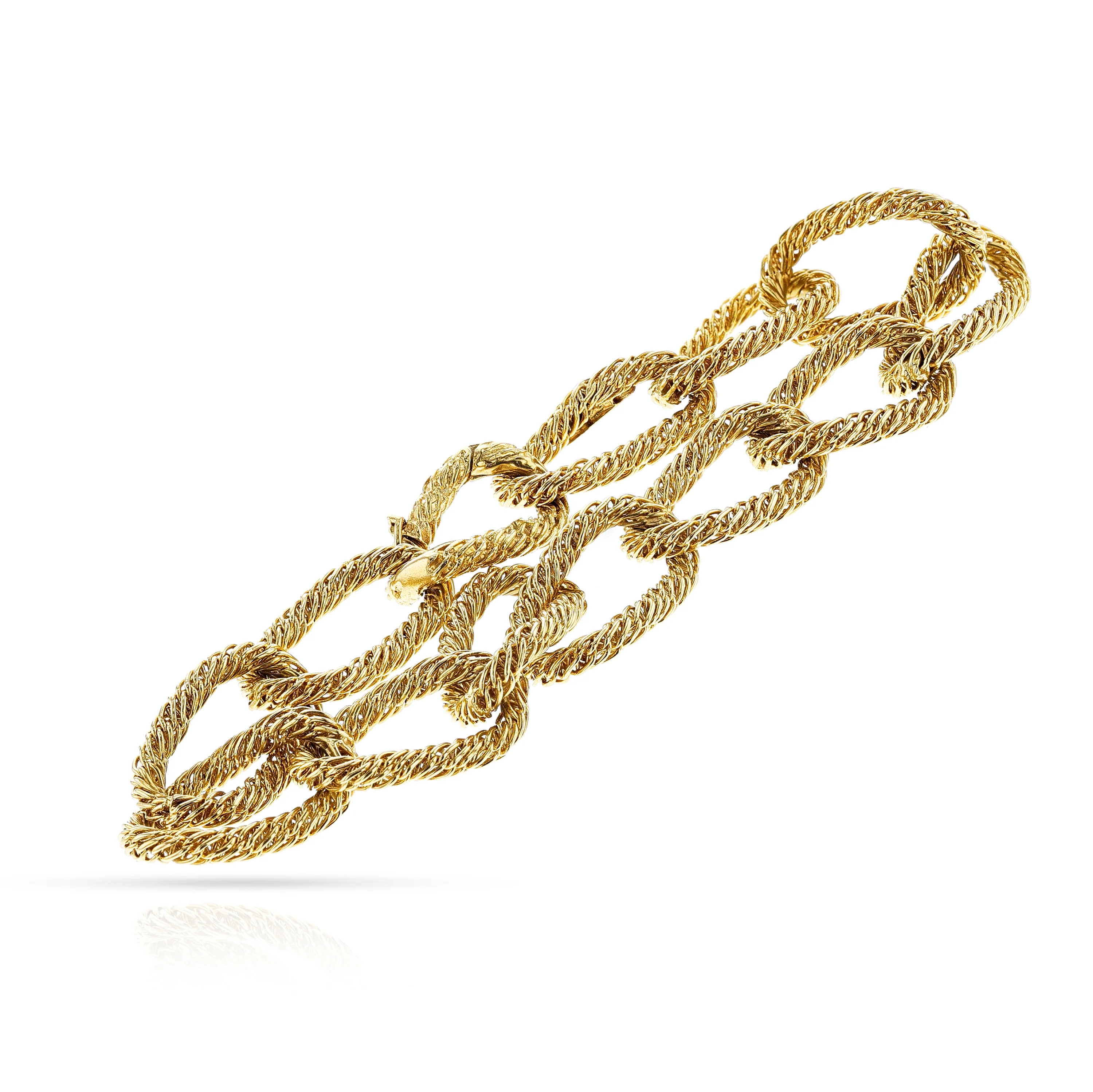 Van Cleef & Arpels George L’Enfant Gold Bracelet, 18k