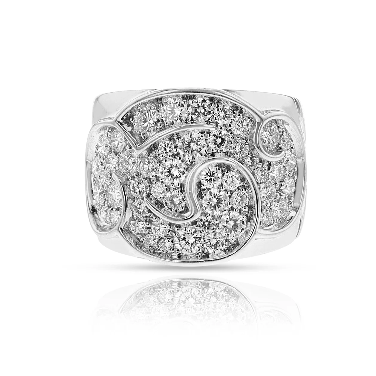Marina B Diamond Cocktail Ring, 18k