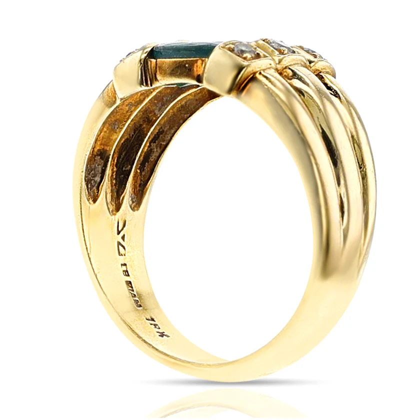 Ruby, Emerald, Sapphire and Diamond Ring, Levian, 18k