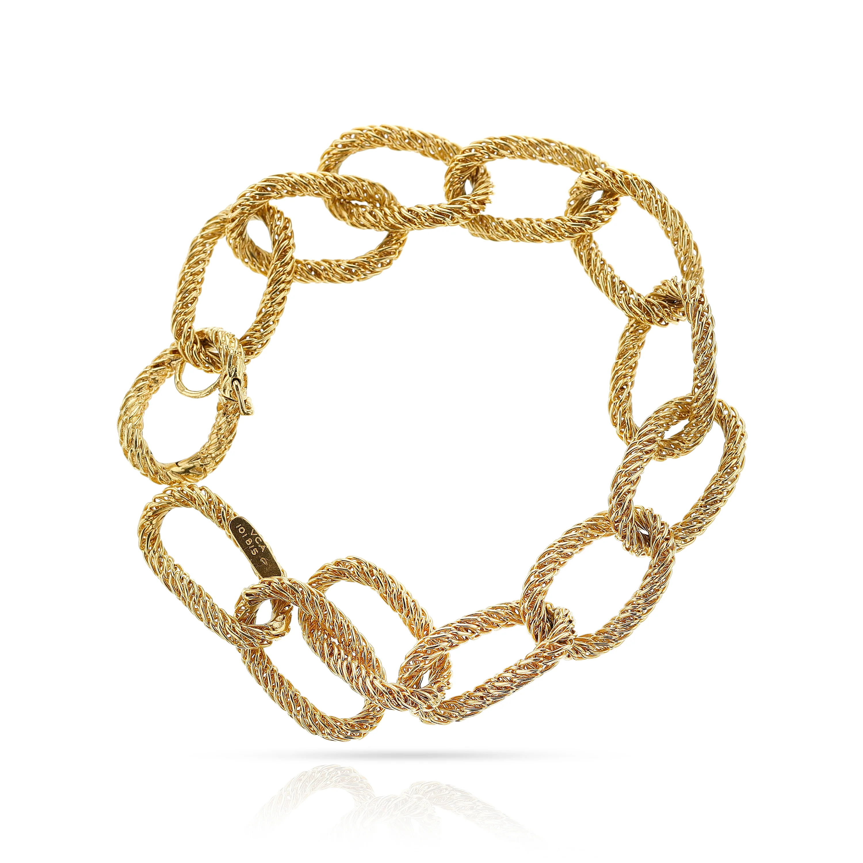 Van Cleef & Arpels George L’Enfant Gold Bracelet, 18k