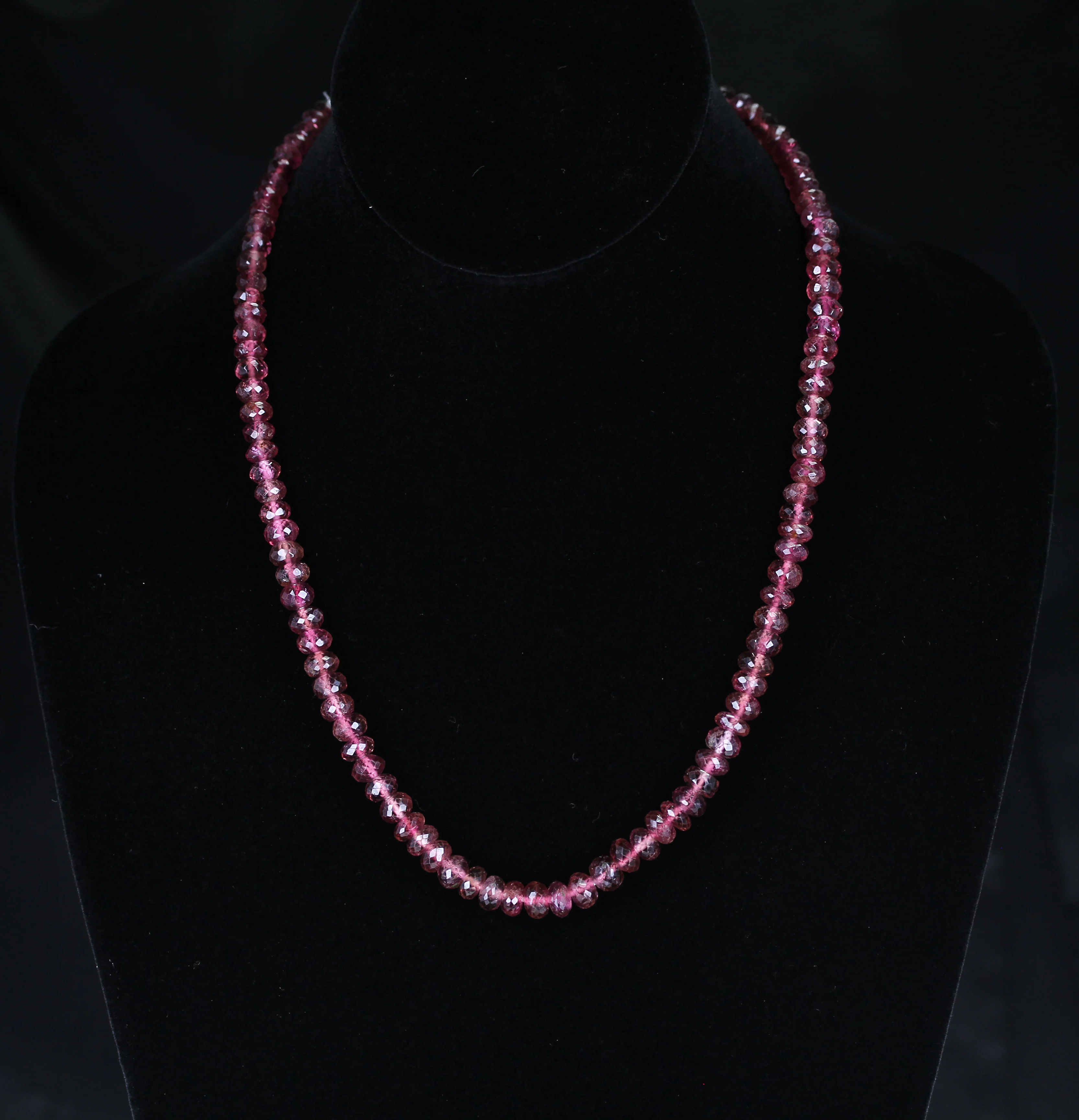 Genuine & Natural Large Pink Tourmaline Faceted Beads