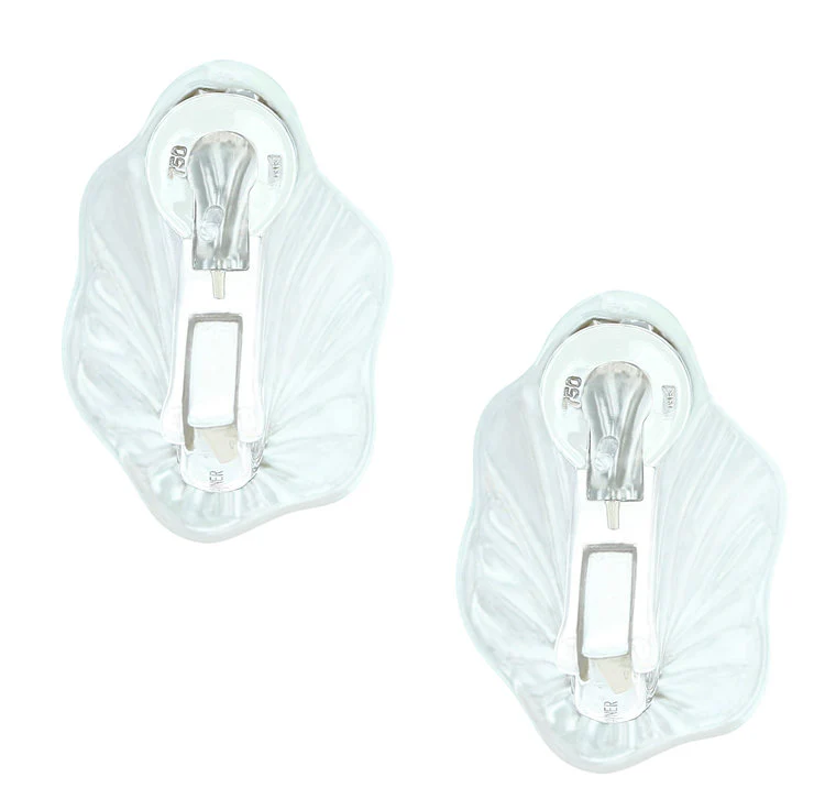 Stylish Floral Blue Sapphire Earrings- Part of Jewelry Set