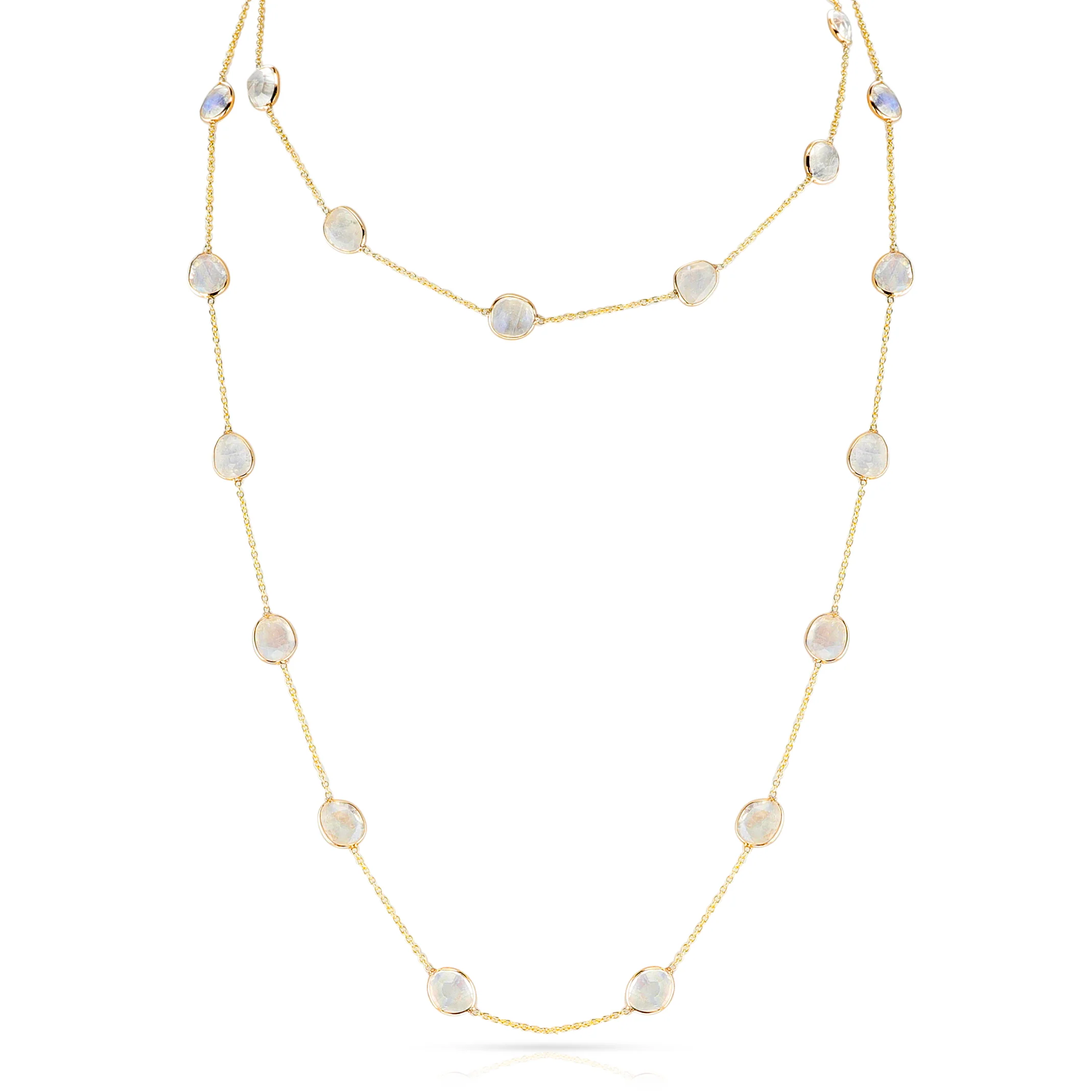 Mixed Cut Rainbow Moonstone 38