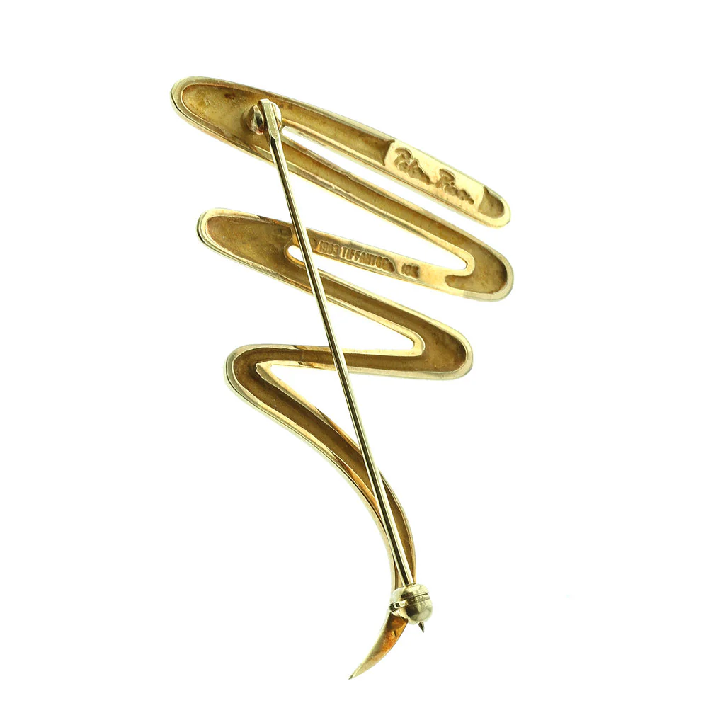 Vintage Paloma Picasso Tiffany & Co. Large Zig-Zag Brooch