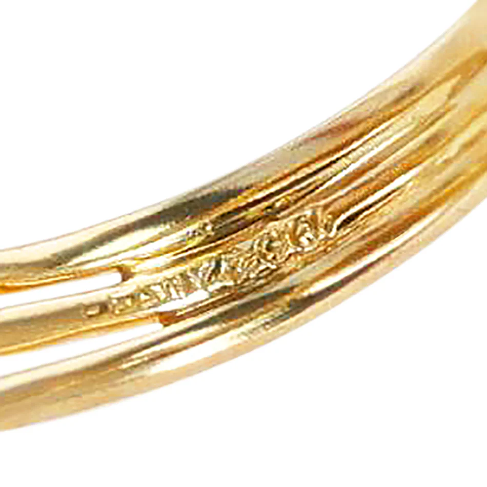 Tiffany & Co. Emerald and Diamond Gold Cocktail Ring