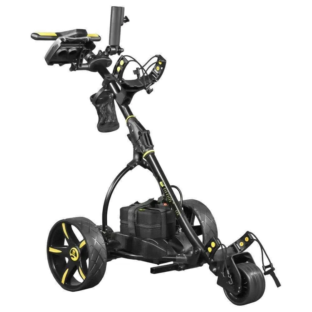 Bat Caddy X3R Electric Golf Cart Trolley with Lithium Battery & Remote Control – Silver