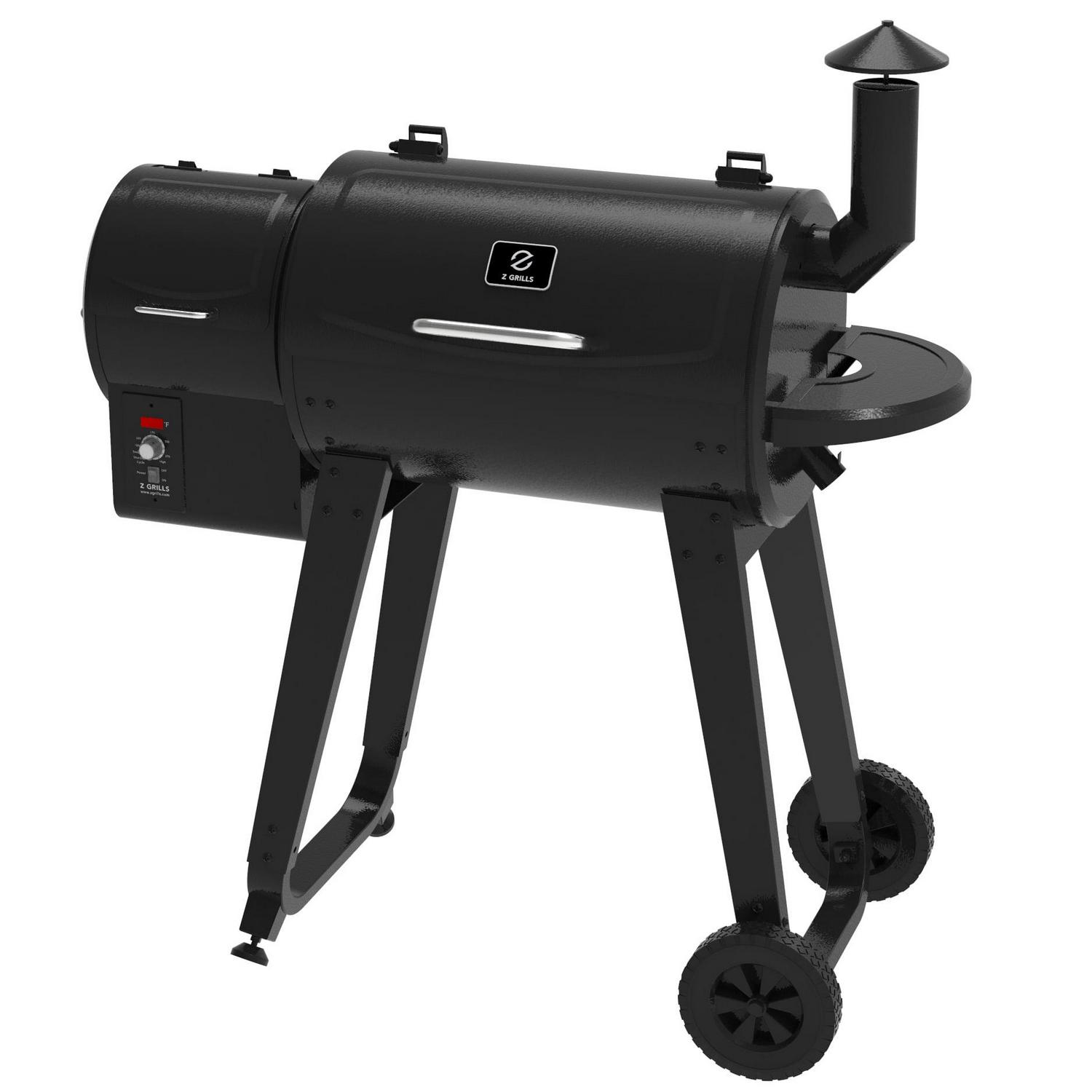 Z GRILLS ZPG-450A3 Wood Pellet Grill & Smoker, 8-in-1 BBQ, Black, 2022 Model, Digital Control, 459 sq. in. Cooking Area