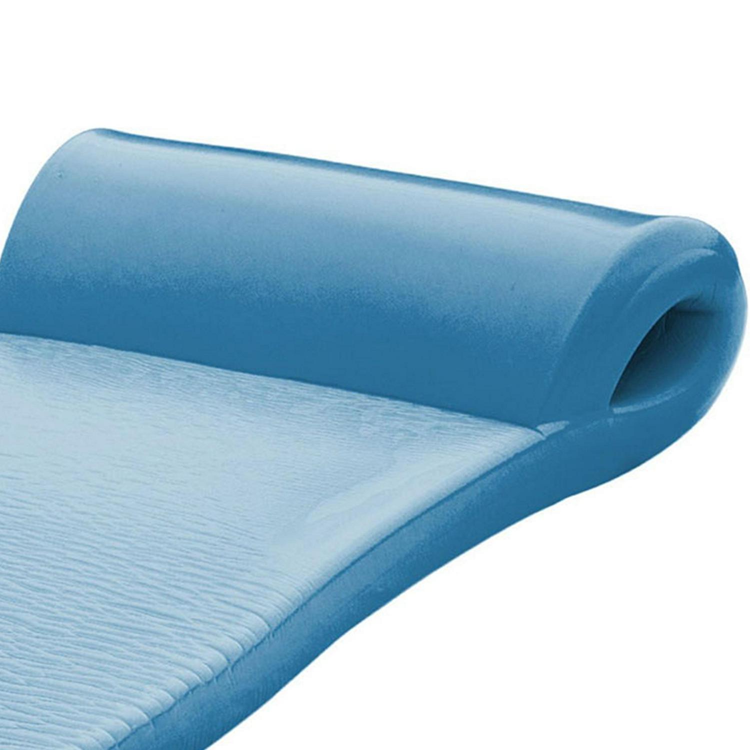 TRC Recreation Super Soft Ultra Sunsation Pool Float, Metallic Blue, 2.5′′ Foam, Fade-Resistant