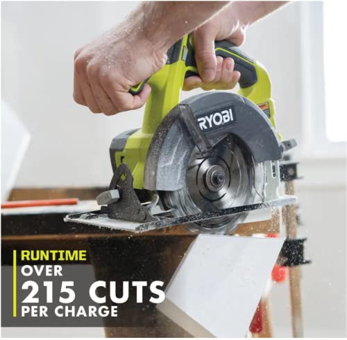 RYOBI ONE+ 18V Cordless 6-Tool Combo Kit with Drill, Impact Driver, Saw, Multi-Tool & LED Light