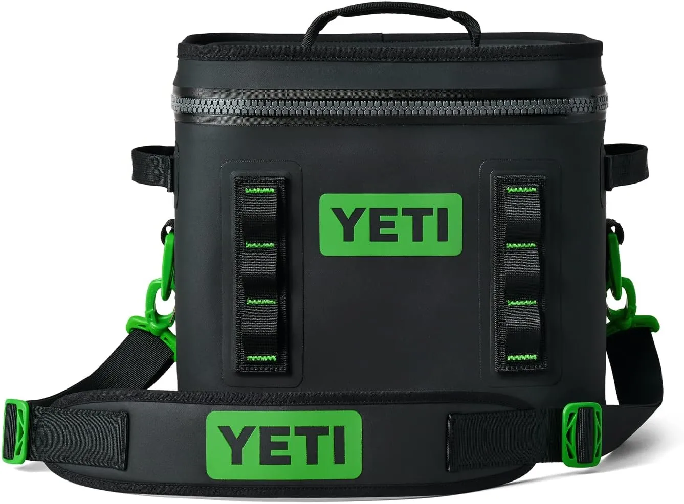 YETI Hopper Flip 12 Charcoal Portable Soft Cooler, 15 lbs Capacity, Foam Insulation, Leakproof Zipper, Outdoor Ready