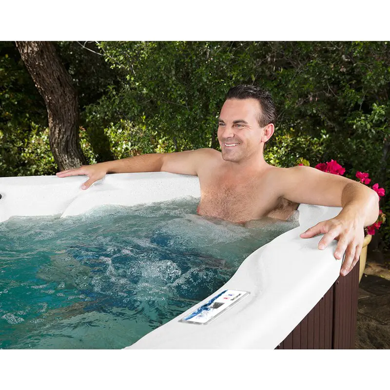 Lifesmart Spas 3 - Person 17 - Jet Plug And Play Hot Tub with Ozonator in Espresso