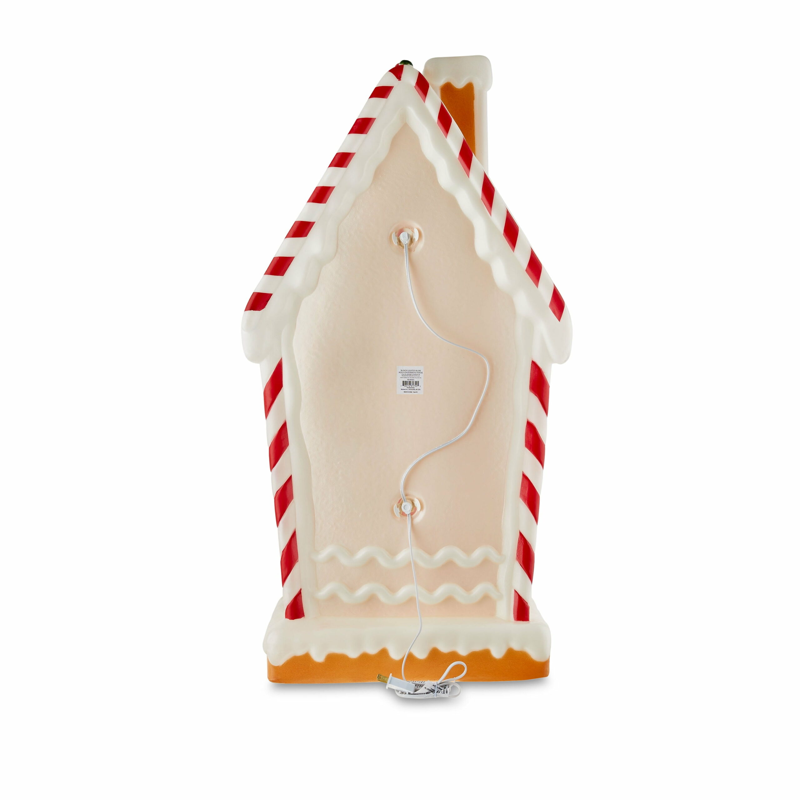 Holiday Time 36′′ Blow Mold Light-Up Gingerbread House Decoration