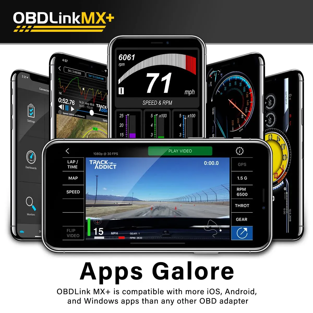 OBDLink Bluetooth Scanner for iPhone, Android, and Windows