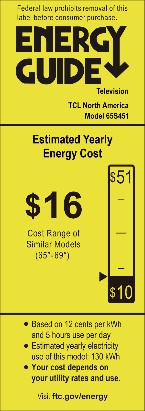 TCL 65′′ 4K UHD HDR Smart TV with Roku, 4-Series, Voice Control, Dual-Band WiFi, 4 HDMI Inputs