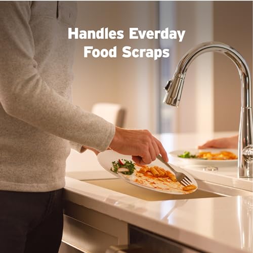 InSinkErator Badger 5 Garbage Disposal, 1/2 HP Continuous Feed, Compact Design, Quick Lock Installation