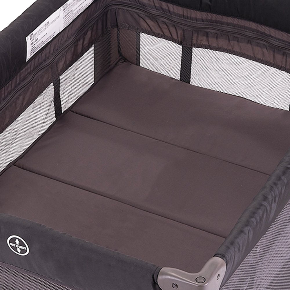 Pamo Babe Unisex Baby Playard with Bassinet, Changing Table & Toys – Portable Nursery Center