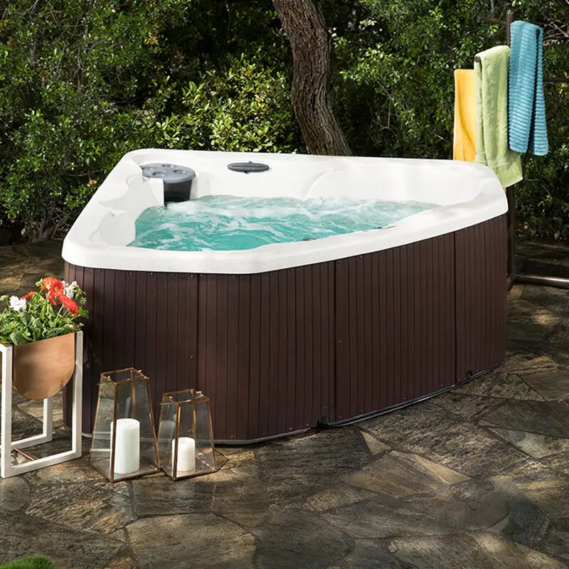 Lifesmart Spas 3 - Person 17 - Jet Plug And Play Hot Tub with Ozonator in Espresso