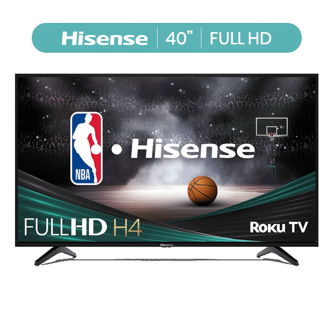 Hisense 40′′ Full HD Roku Smart LED TV – Model 40H4030F1, Motion Rate 120, DTS Sound