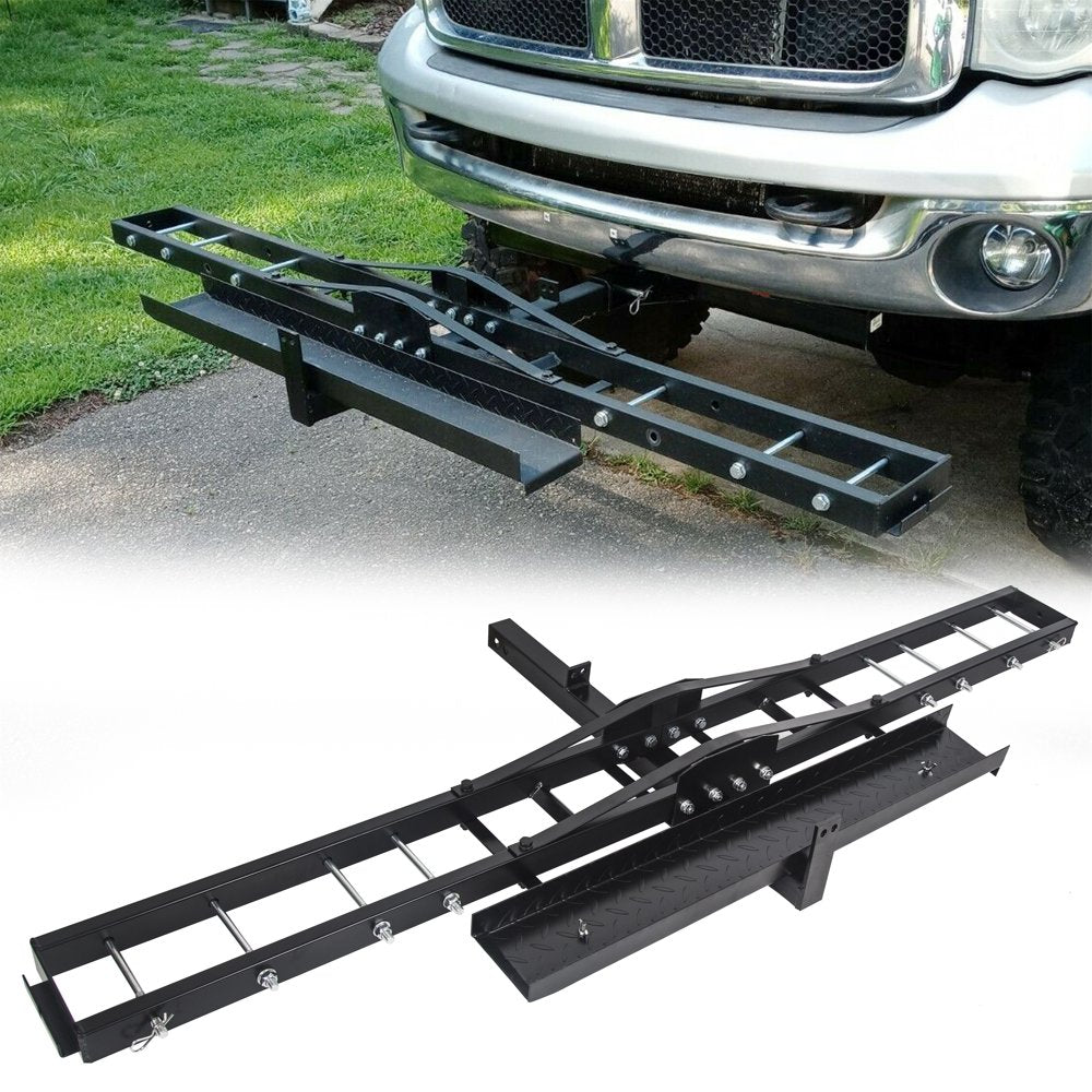 KOJEM Heavy Duty 500 Lbs Motorcycle Dirt Bike Scooter Carrier Hitch Rack for 2′′ Receiver