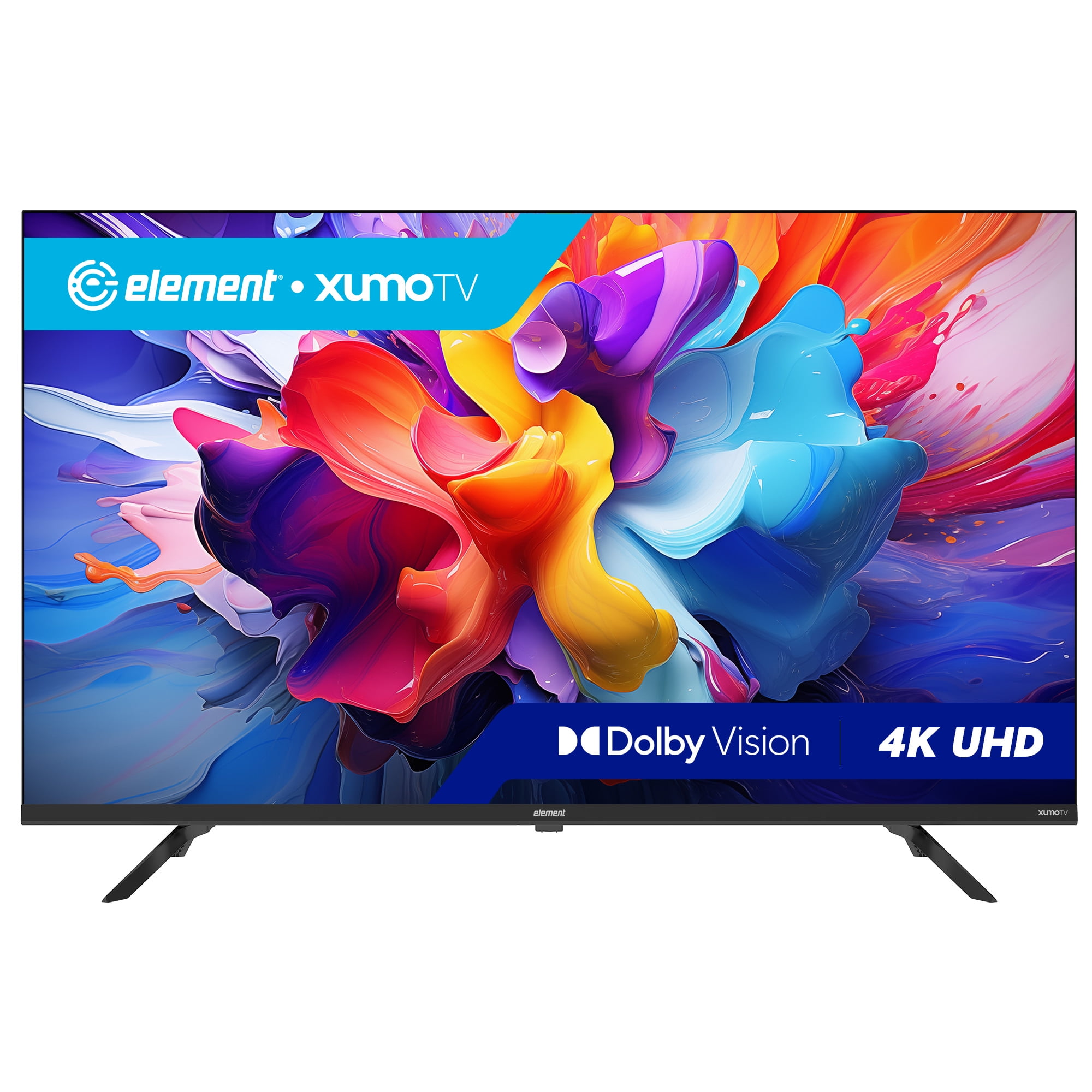 Element 43′′ 4K UHD Xumo Smart TV with HDR & Dolby Vision, 120Hz Refresh Rate