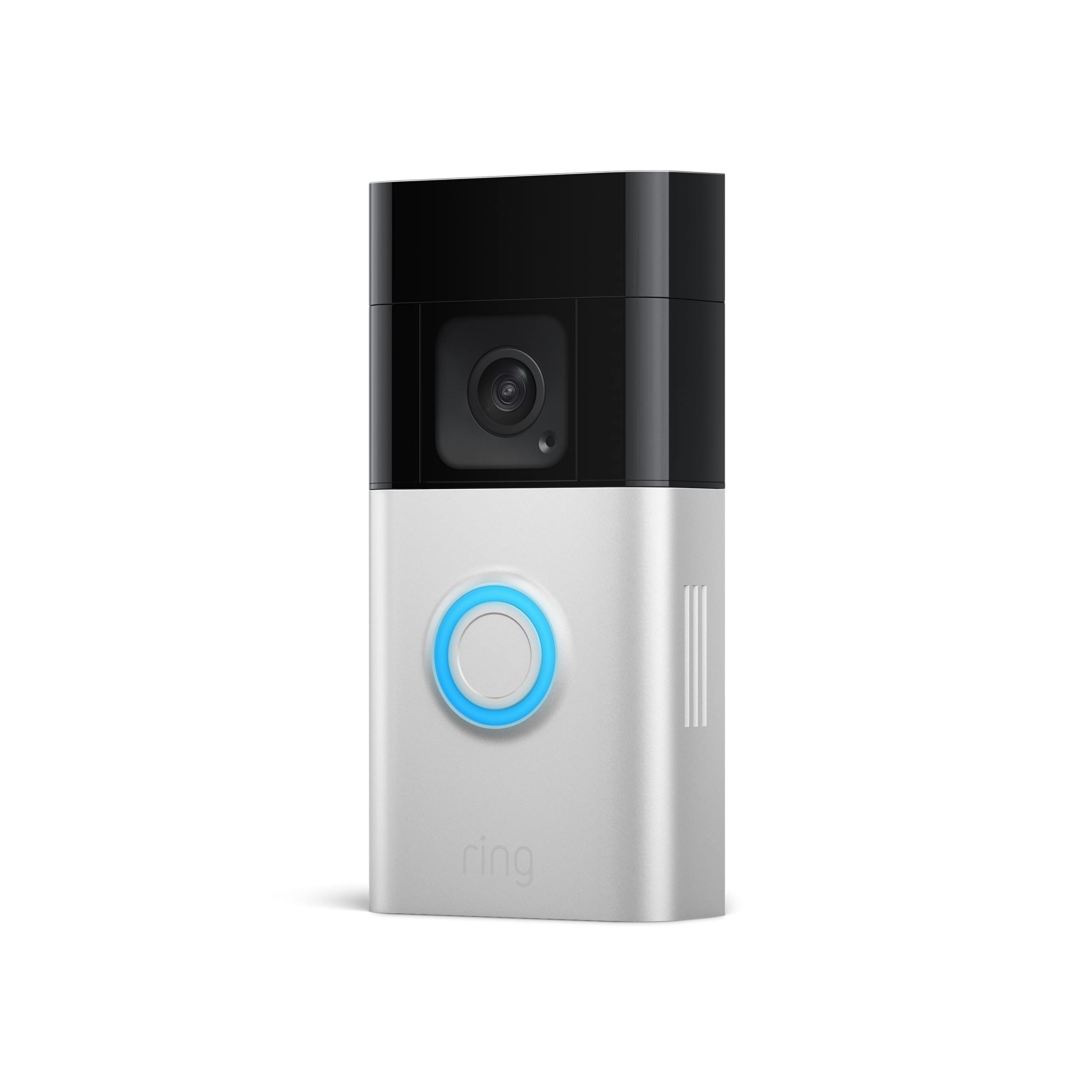 Ring Battery Doorbell Plus, 1536p HD+ Video, Motion Detection, Two-Way Talk, Alexa Compatible, Satin Nickel