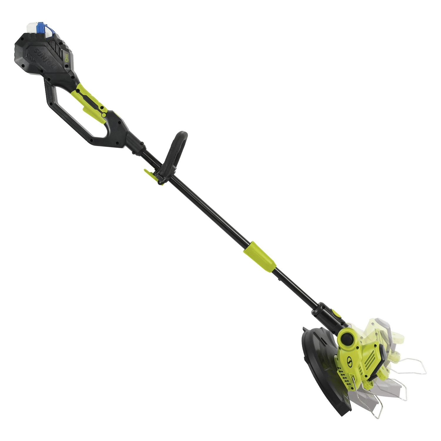 Sun Joe 24V Cordless String Trimmer, 12-Inch, Multi-Angle Head, 4.0-Ah Battery & Charger Included