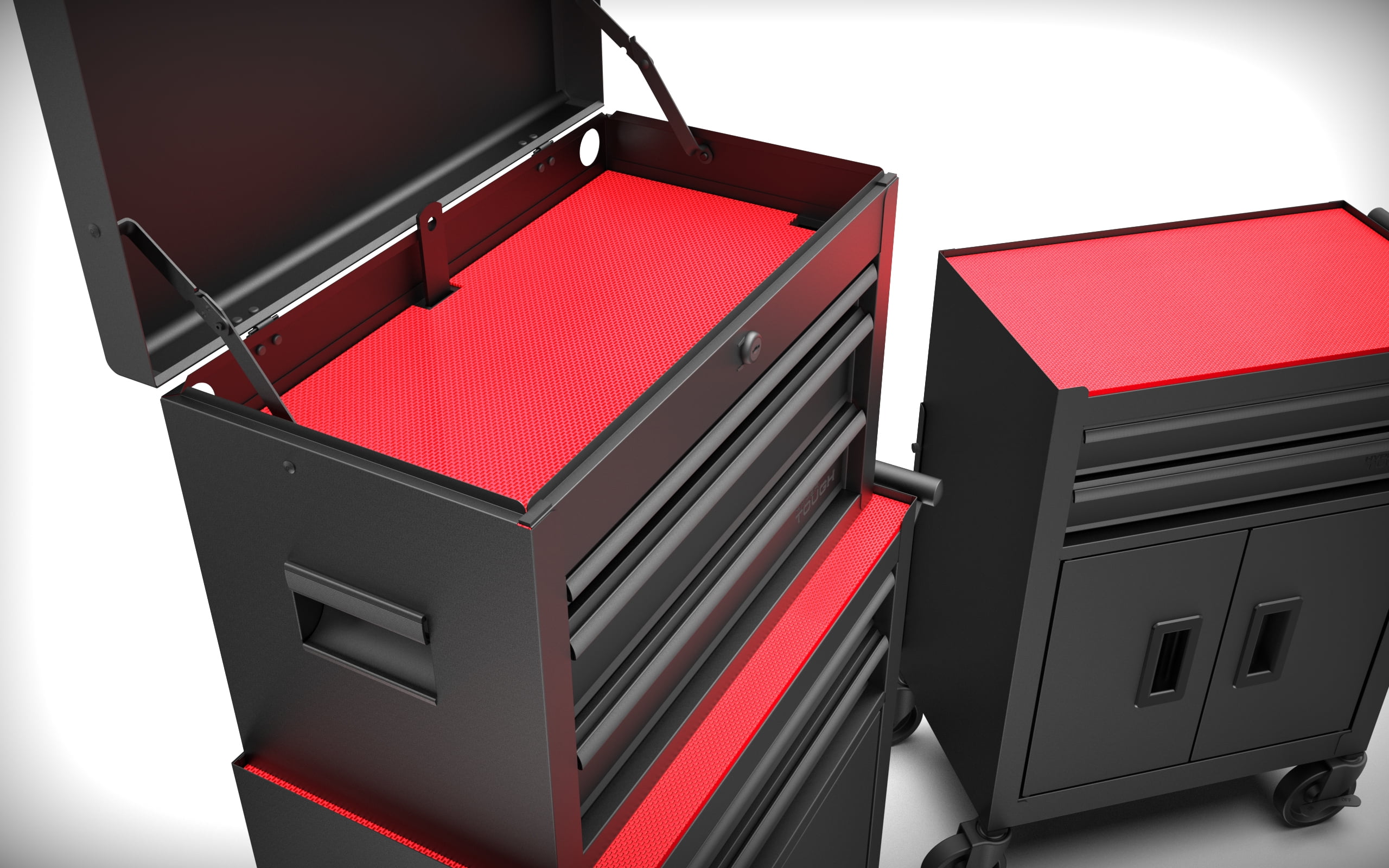 Hyper Tough 20′′ Heavy Duty Steel Tool Chest, 400 lbs Capacity, Black, 5,820 cu. in. Storage, Ball-Bearing Slides